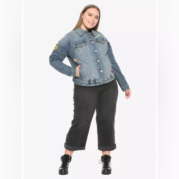 Her Universe Star Wars Leia Organa Patched Denim Jacket 6X US30 - Picture 5 of 14